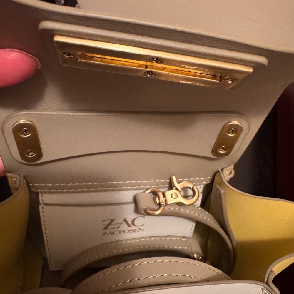 Zac Posen Gray and Yellow Mini Bag - Picture 3 of 3